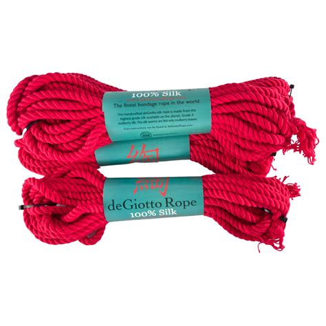 shibari silk rope|Shibari rope by deGiotto Rope.